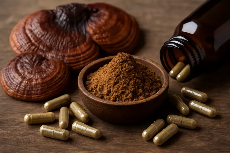 Verschillende vormen van reishi supplementen