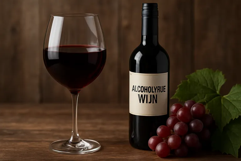 Kenmerken van alcoholvrije rode wijn